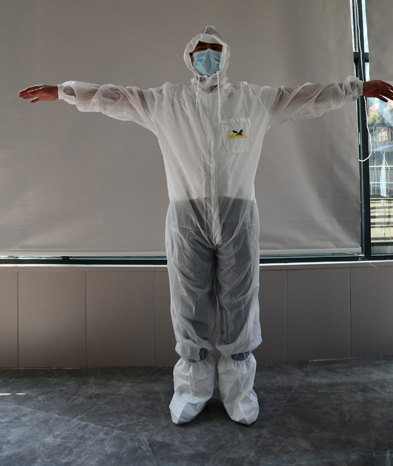chemical resistant lab coat factory2